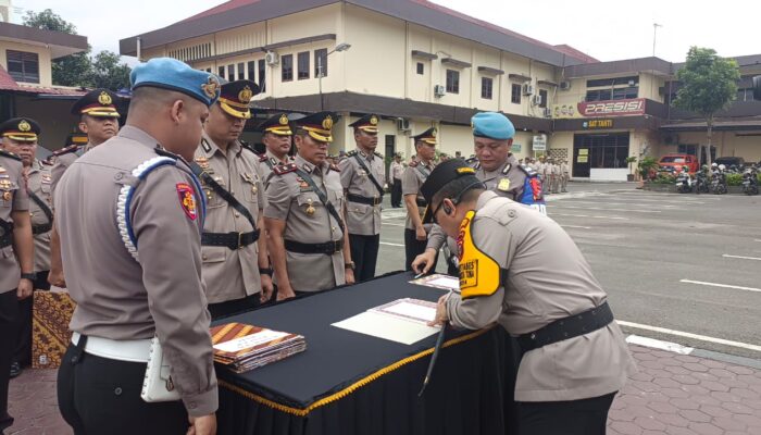 Kapolrestabes Ganti Kasat Reskrim Dan Sejumlah Kapolsek