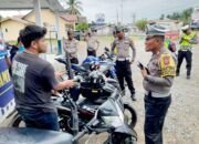 Polres Pijay Tertibkan Knalpot Brong