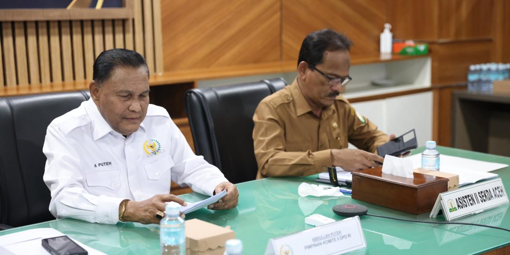 Pemerintah Aceh Sampaikan Masalah Pertanian Ke Wakil Ketua Komite II DPD RI