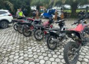 Satlantas  Polres Nagan Raya Tertibkan Knalpot Brong