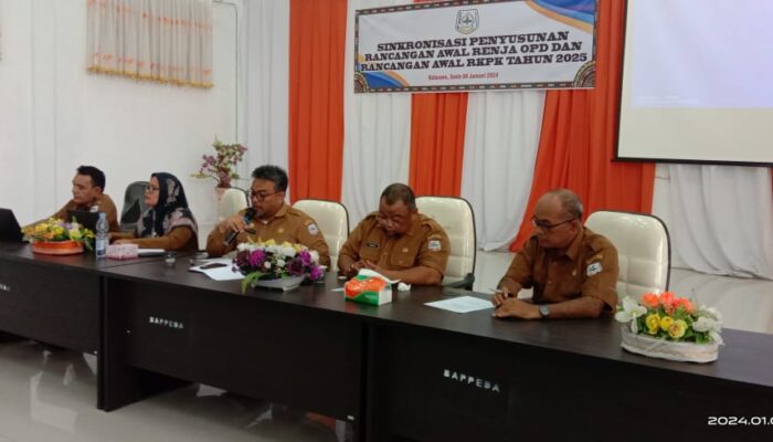Bappeda Agara Gelar Rapat Sinkronisasi Penyusunan Rancangan Awal RKPK 2025
