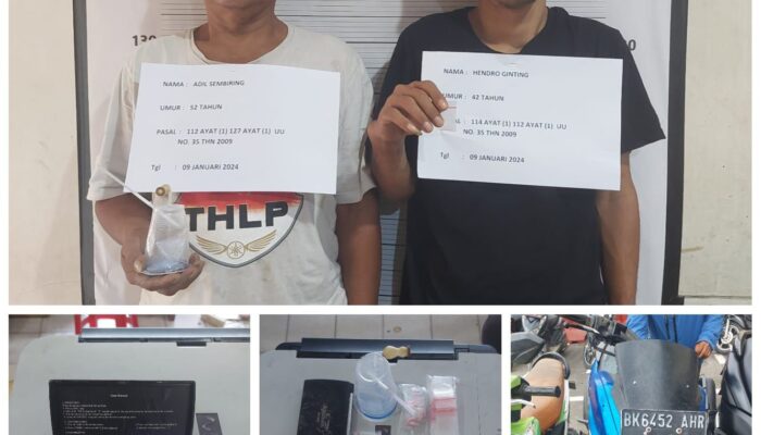 Polrestabes Medan Gerebek Lapak Narkoba Tanjung Anom
