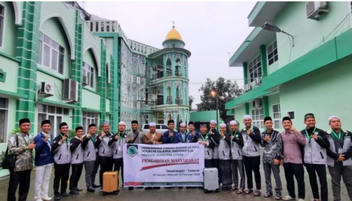 Peserta Didik PTKU MUI Sumut Pengabdian Masyarakat Di Lima Kabupaten/Kota