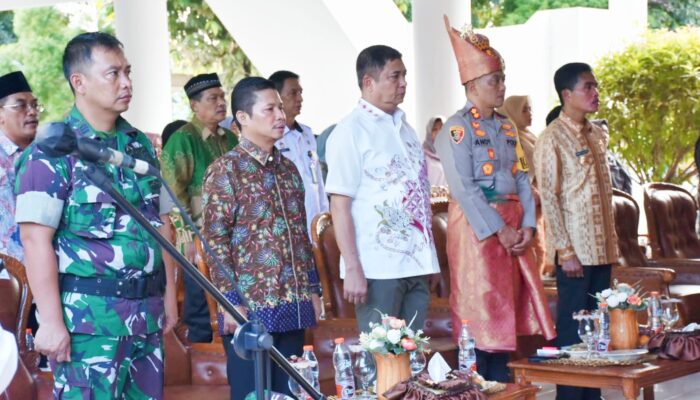 Pj Wali Kota Langsa Pisah Sambut Kapolres