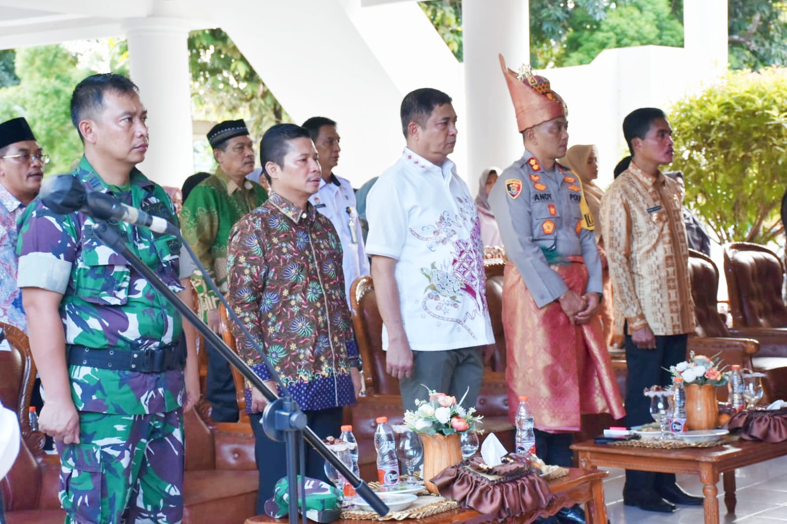 Pj Wali Kota Langsa Pisah Sambut Kapolres