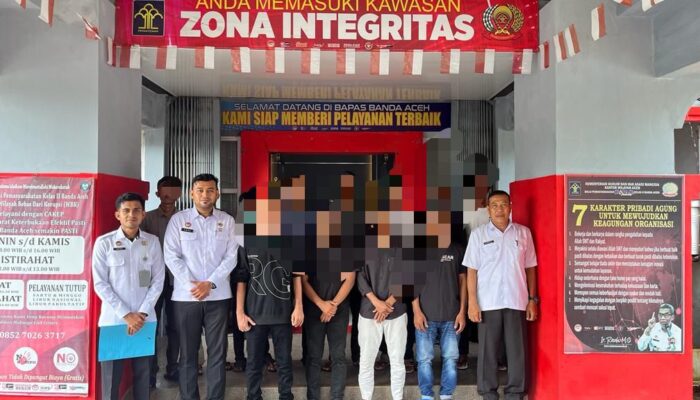 15 Klien Dari Rutan Banda Aceh Dan Jantho Bebas Melalui Program Reintegrasi