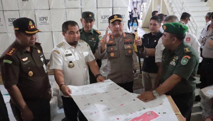 Pj Bupati – Forkopimda Kembali Tinjau Kesiapan Logistik Pemilu
