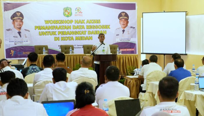 Buka Workshop Hak Akses Pemanfaatan Data Regsosek, Sekda Berpesan Agar Hati-Hati Dalam Menggunakan Data