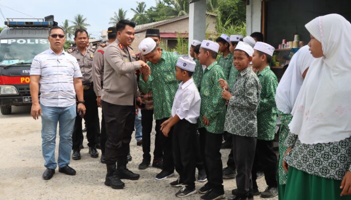 Kunjungan Kapolres Batubara Ke Jabal Hindi, Ajak Sukseskan Pemilu Damai