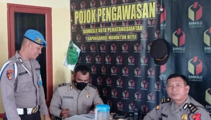 Cegah Gangguan, Polres P.Siantar Amankan KPU Dan Bawaslu