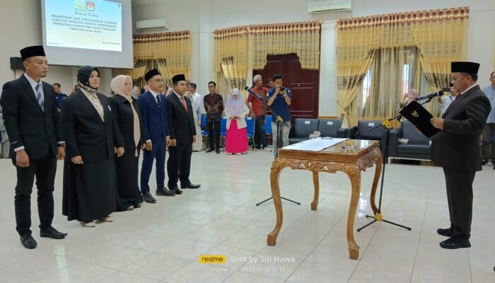 Komisioner KIP Aceh Tamiang Dilantik