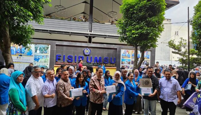 Ribuan Mahasiswa FISIP UMSU Kawal Pemilu 2024