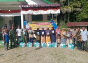 Petani Padang Bak Jok Abdya Terima Pupuk Gratis