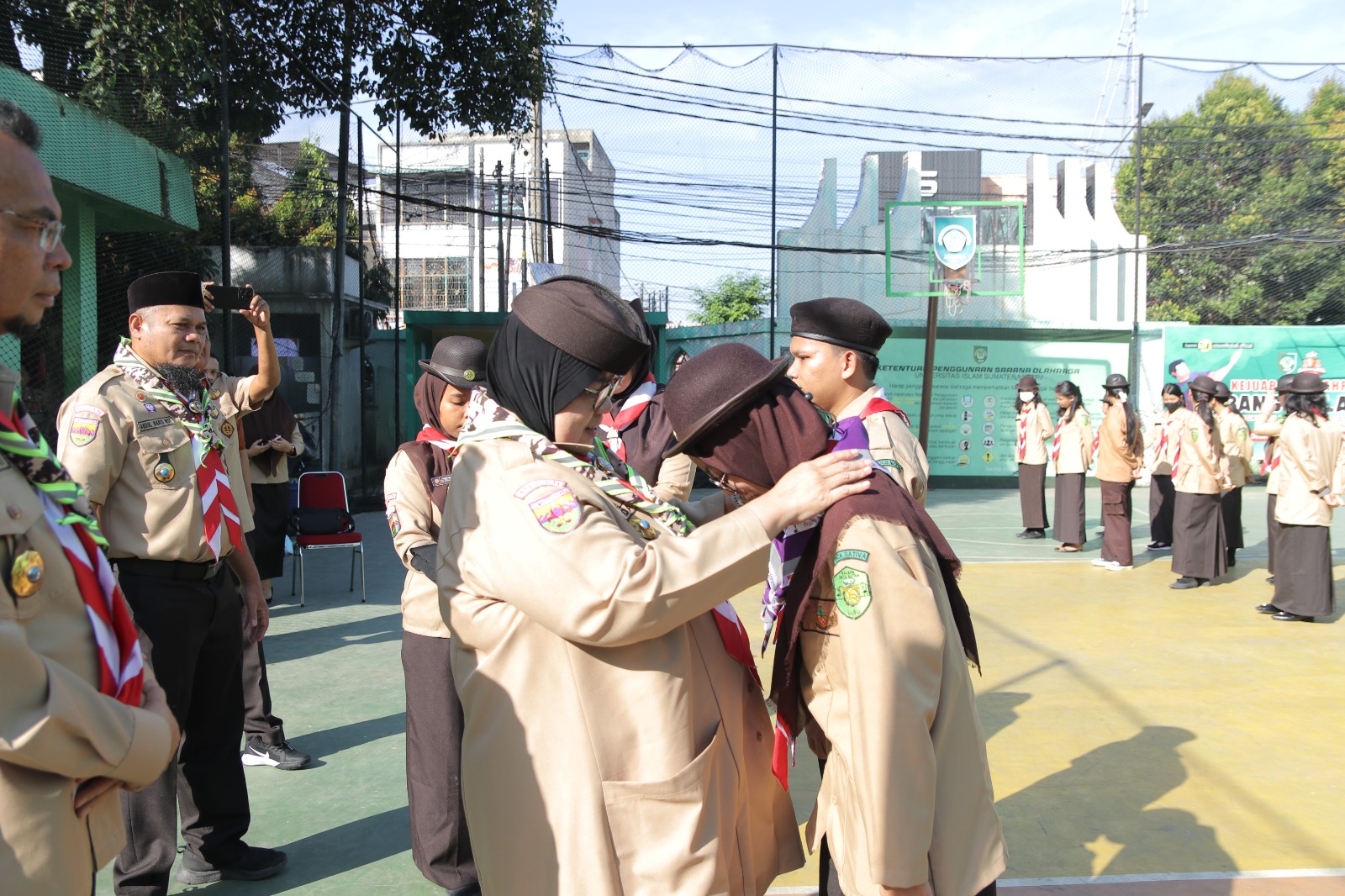 Rektor UISU Lepas Orientasi Anggota Baru Pramuka