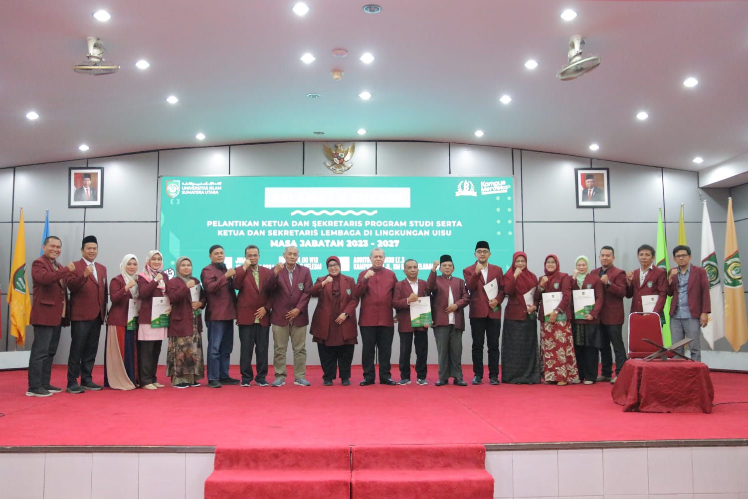 53 Pejabat Struktural Lembaga Dan Prodi UISU Dilantik
