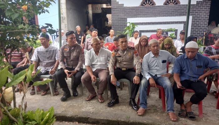 Komisioner Panwascam Berpulang, Kapolsek Kotarih Sampaikan Duka