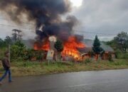 3 Rumah Dan 1 Gudang Hangus Dilahap Api Di Bener Meriah