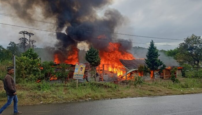 3 Rumah Dan 1 Gudang Hangus Dilahap Api Di Bener Meriah
