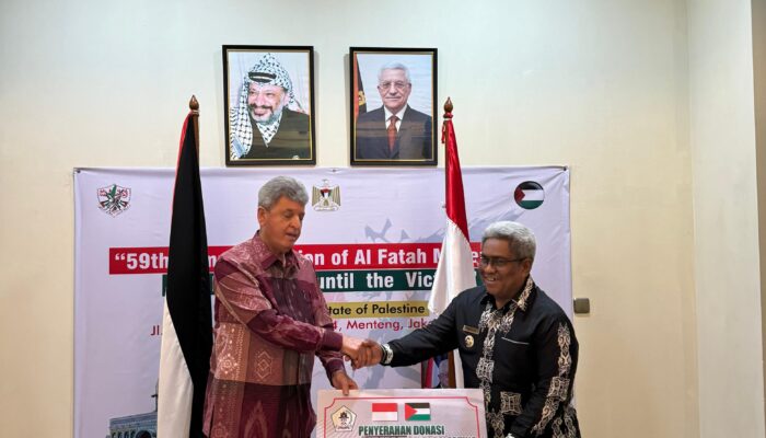 Dubes Palestina Terima Sumbangan Warga Aceh Utara Rp1,15 M