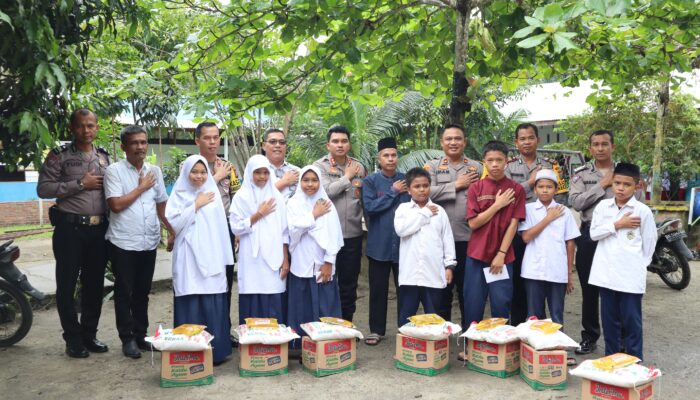 Kapolres Batubara Gerakkan Anggota Untuk Bakti Sosial
