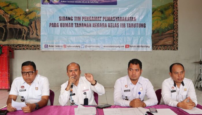 Rutan Tarutung Laksanakan Sidang TPP Pengusulan Reintegrasi Dan Tamping