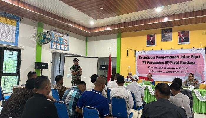Pertamina Rantau Field Sosialisasi Pengamanan Jalur Pipa Minyak