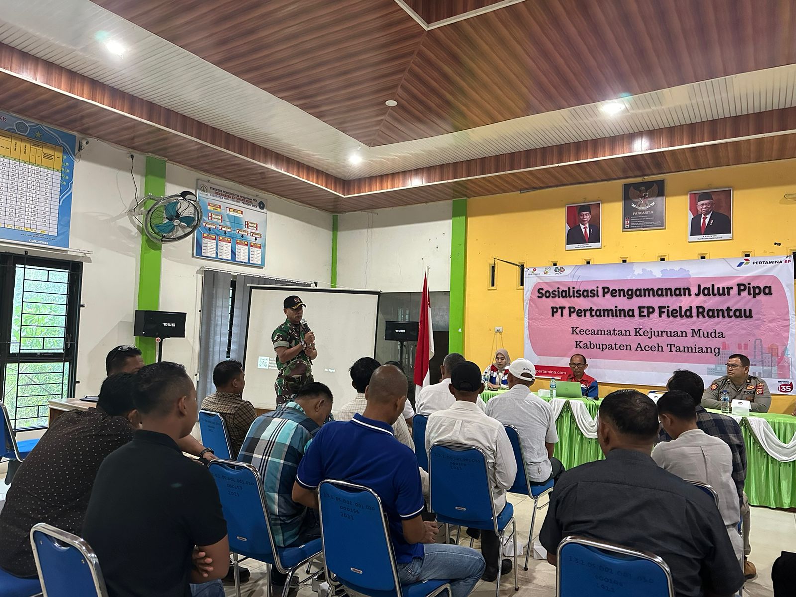 Pertamina Rantau Field Sosialisasi Pengamanan Jalur Pipa Minyak