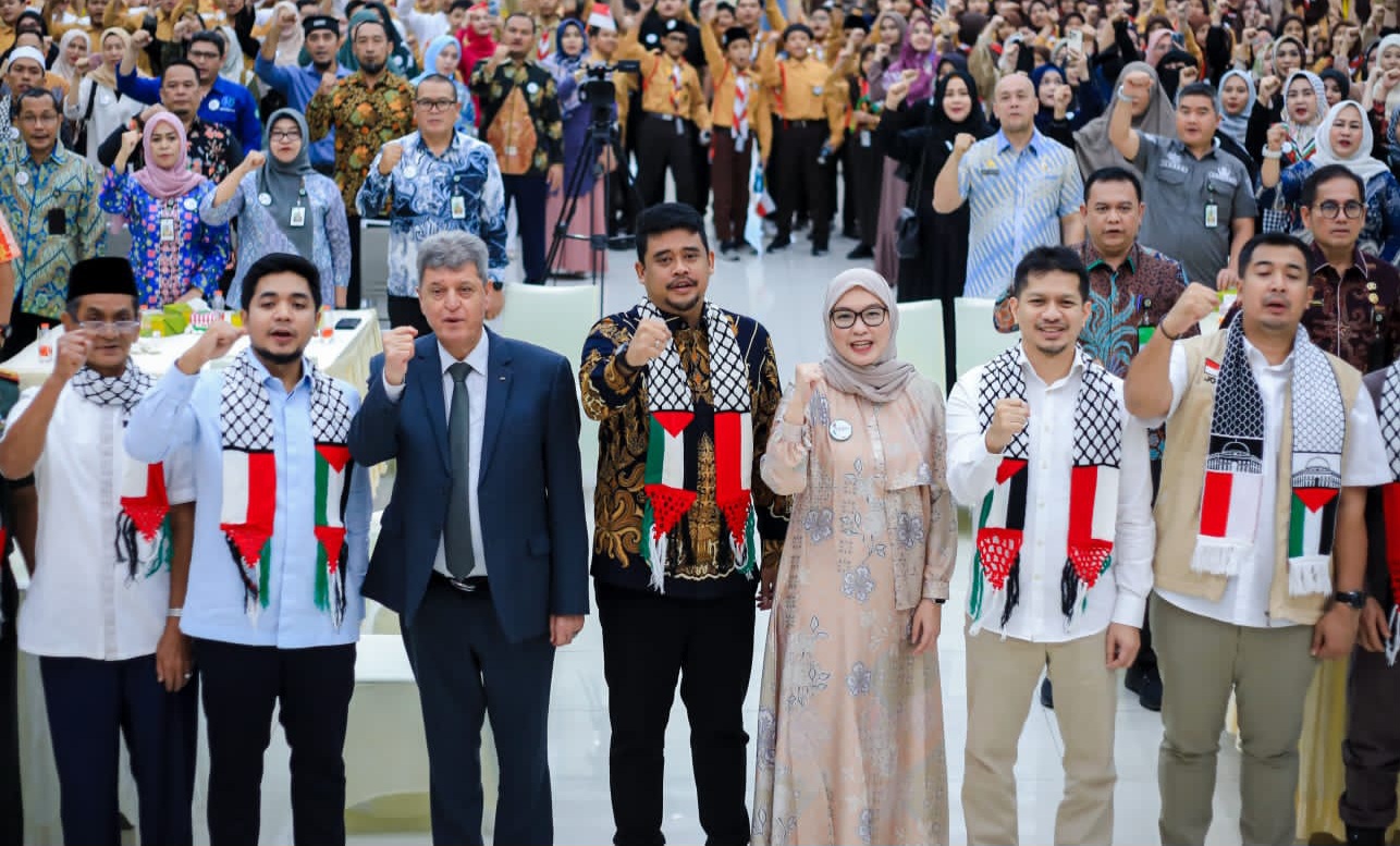 Bobby Nasution Serahkan Donasi Rp1 Miliar: Semoga Jadi Kekuatan Untuk Palestina Mencapai Kemerdekaan