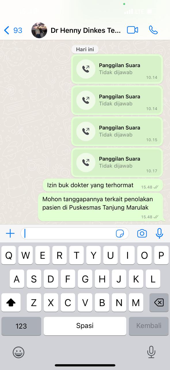 Ketua PWI Tebingtinggi Ditolak Berobat Di Puskesmas Tanjung Marulak Ketua PWI Tebingtinggi Ditolak Berobat Di Puskesmas Tanjung Marulak