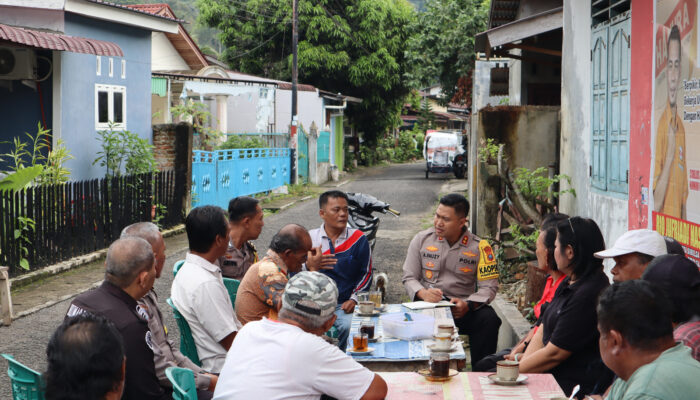 Masyarakat Curhat Ke Kapolres Terkait Kamtibmas Di Sibolga
