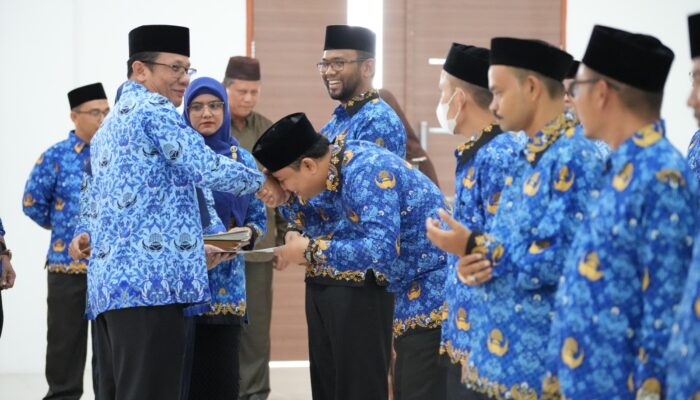 Danial Murdani Lantik 31 Pegawai PPPK Di IAIN Lhokseumawe