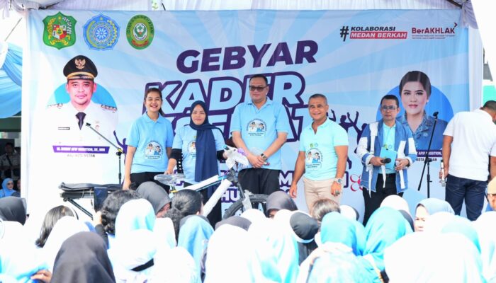 Hadiri Gebyar Kader Sehat Bersama PKK Kota Medan, Kahiyang Ayu : Kita Awali 2024 Dengan Penuh Semangat
