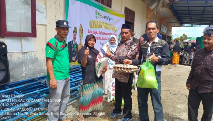 Harga Komoditi Naik, Masyarakat Singkil Bersyukur Ada Pasar Murah