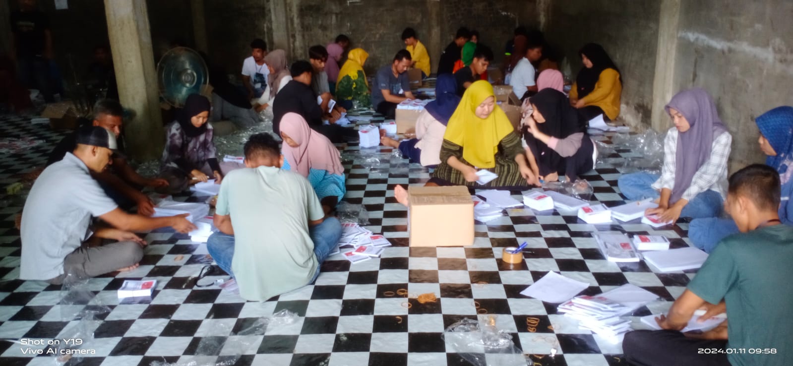 Kertas Surat Suara Rusak Di Palas Sebanyak 206 Lembar