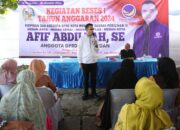 Di Reses Afif Abdillah, Warga Keluhkan Lampu Jalan, Sembako Mahal Dan Maraknya Narkoba