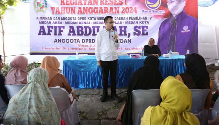 Di Reses Afif Abdillah, Warga Keluhkan Lampu Jalan, Sembako Mahal Dan Maraknya Narkoba