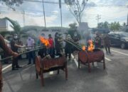 Kejari Madina Musnahkan Barang Bukti Dan Rampasan 2023