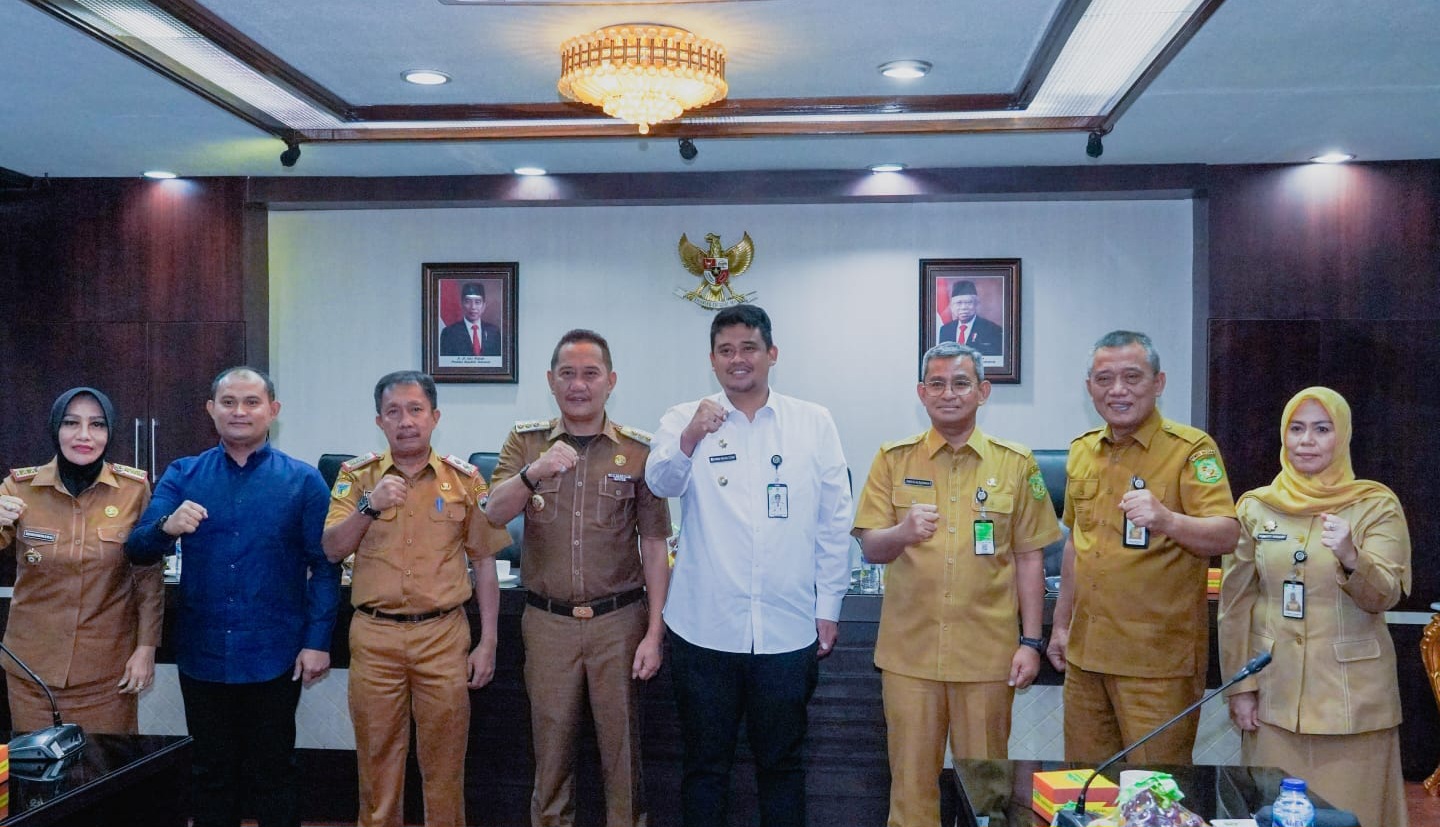 Terima Pj Bupati Morowali, Bobby Nasution Paparkan Konsep Kolaborasi Bangun Medan