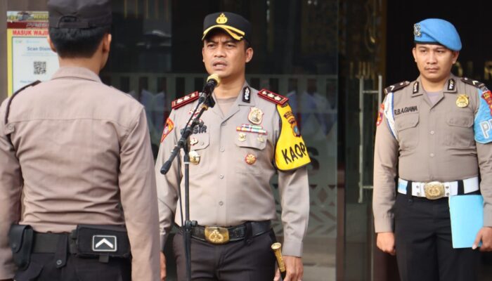 Kapolres Tapsel Tekankan Ke Anggota Jaga Netralitas Pemilu