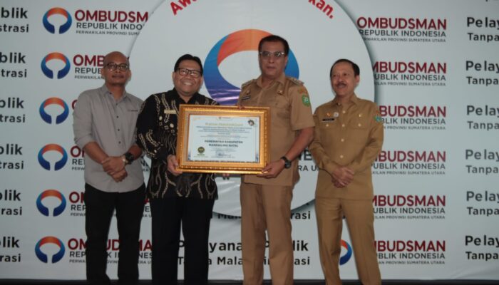 Pemkab Madina Raih Predikat A Dari Ombudsman RI