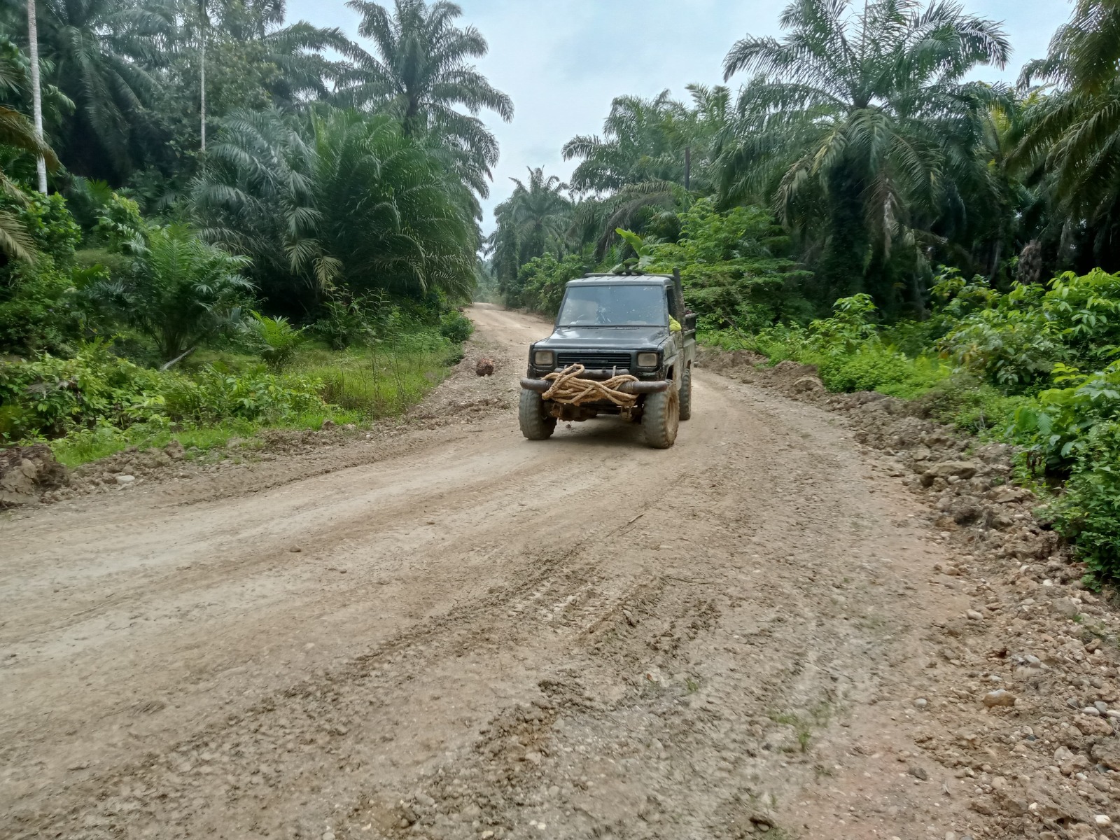 Jalan Baree Blang Rawan Rusak Akibat Banjir Luapan Krueng Pase