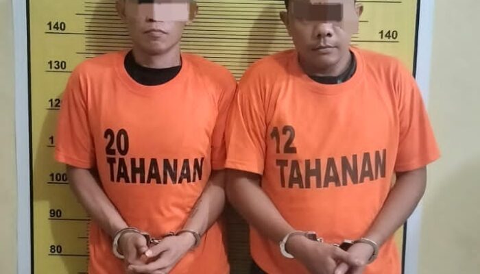 Polisi Binjai Tangkap Dua Tersangka Pengedar Sabu