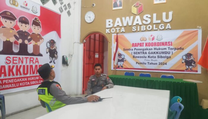 Polres Sibolga Perketat Pengamanan Dikantor Penyelenggara Pemilu