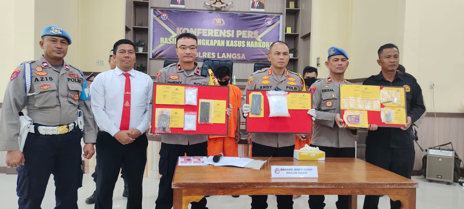 Sepanjang Januari, Sat Res Narkoba Amankan 965,56 Gram Sabu