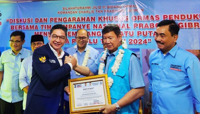 Hendrik Sitompul Hadiri Konsolidasi Ormas Tim Kampanye Nasional Prabowo – Gibran