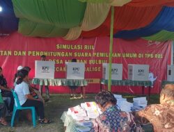 KPU Kabupaten Toba Gelar Simulasi Putungsura Pemilu 2024