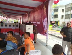 Jelang Pemilu 2024, KPU Gelar Simulasi Putungsura Di Pusat Kota P.Sidimpuan