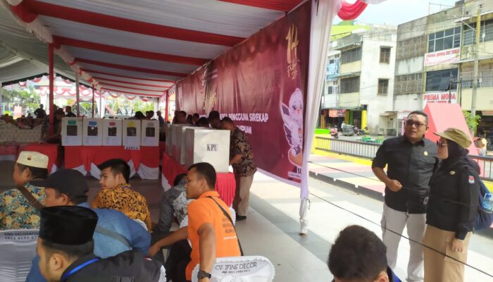 Jelang Pemilu 2024, KPU Gelar Simulasi Putungsura Di Pusat Kota P.Sidimpuan