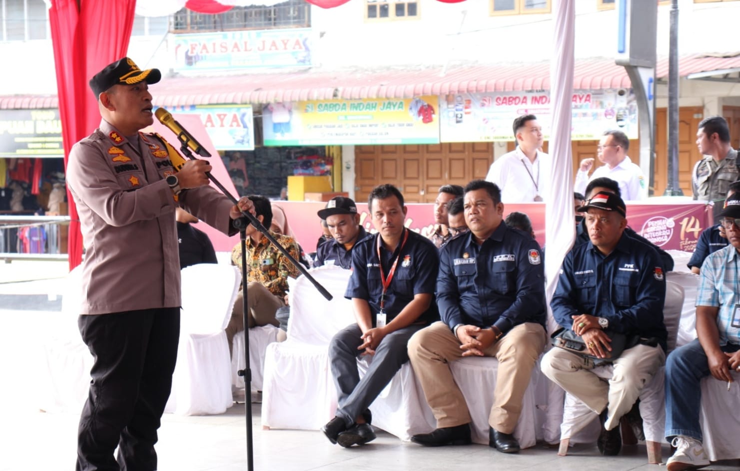 Jelang Pemilu 2024, KPU Gelar Simulasi Putungsura Di Pusat Kota P.Sidimpuan