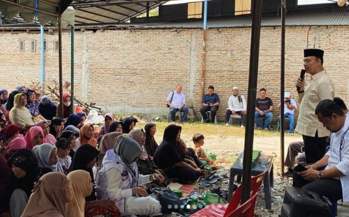 Abdillah Bertemu Masyarakat Tebing Tinggi, Sampaikan Perubahan